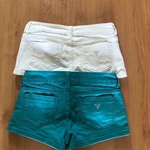 Guess short bundle white & turquoise size 27